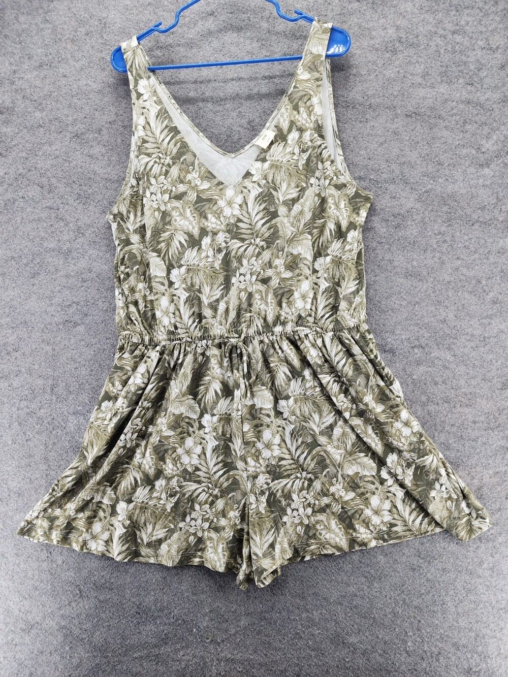 H&M LOGG Romper Sleeveless Green Floral